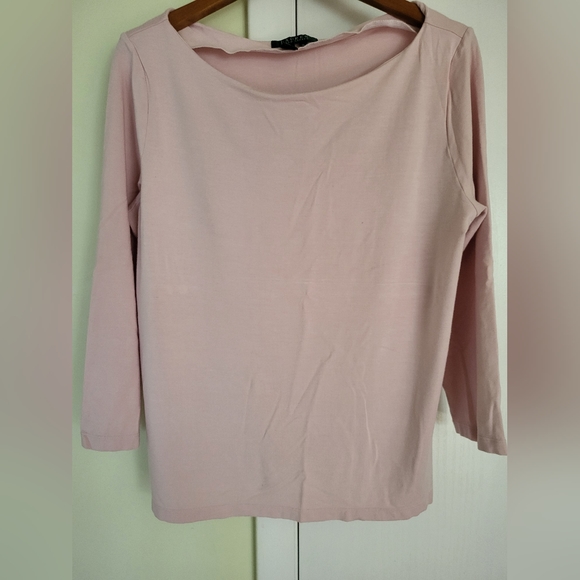 Ralph Lauren Pink Long Sleeve Top Sz XL - Picture 1 of 3